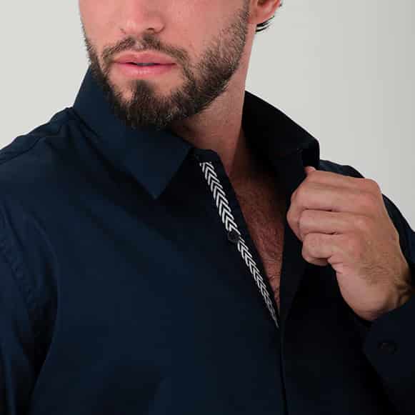 CAMISA ML 100% ALGODON HOMBRE - miniatura 4