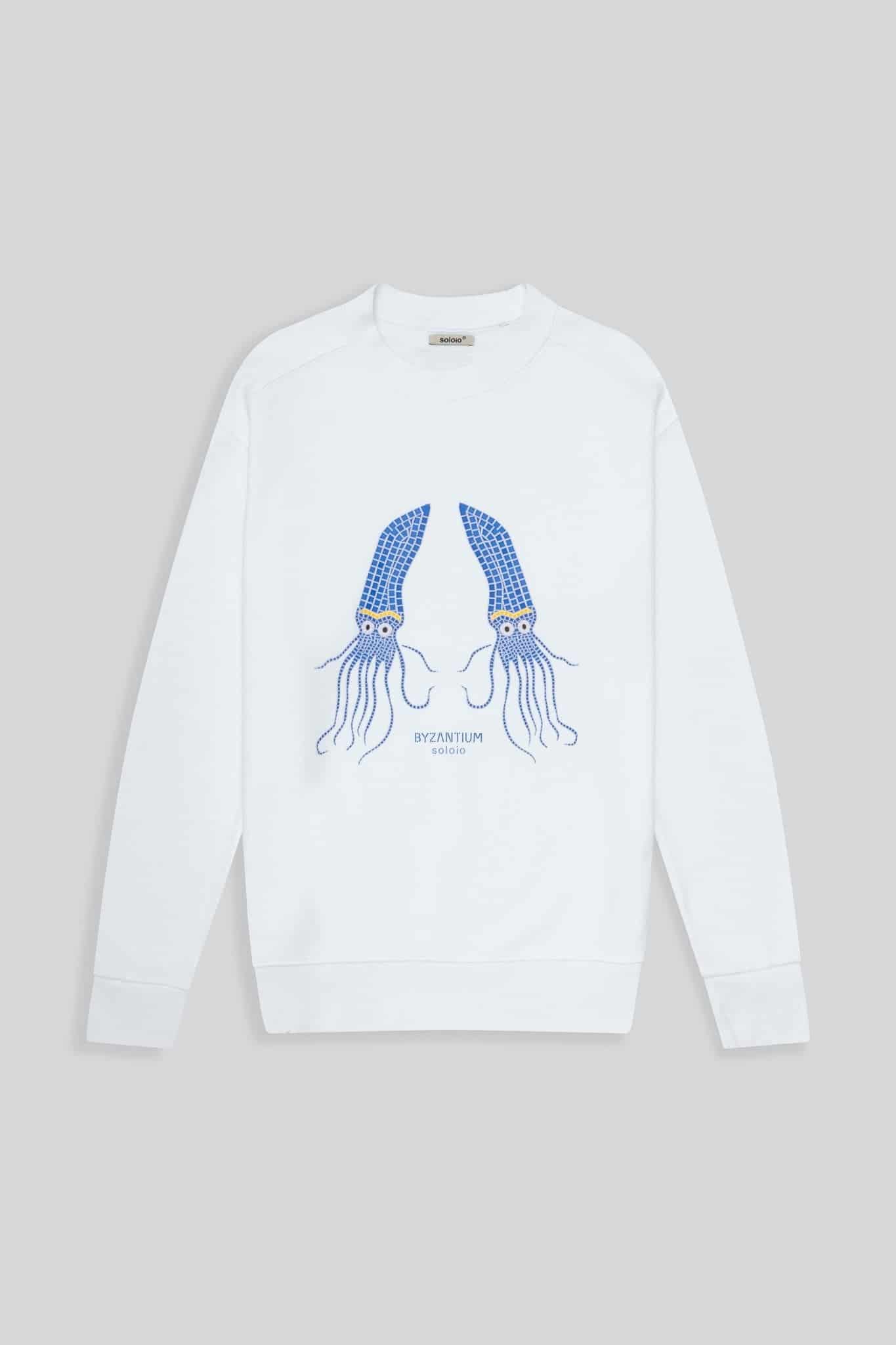 Men's petra sweatshirt white - miniatura 1