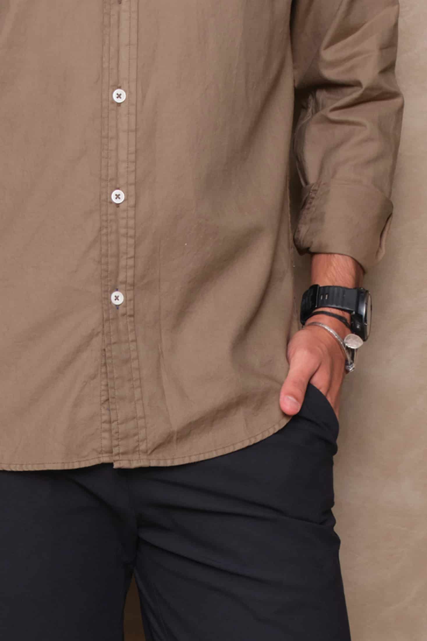 CAMISA OXFORD MOCHA - miniatura 4
