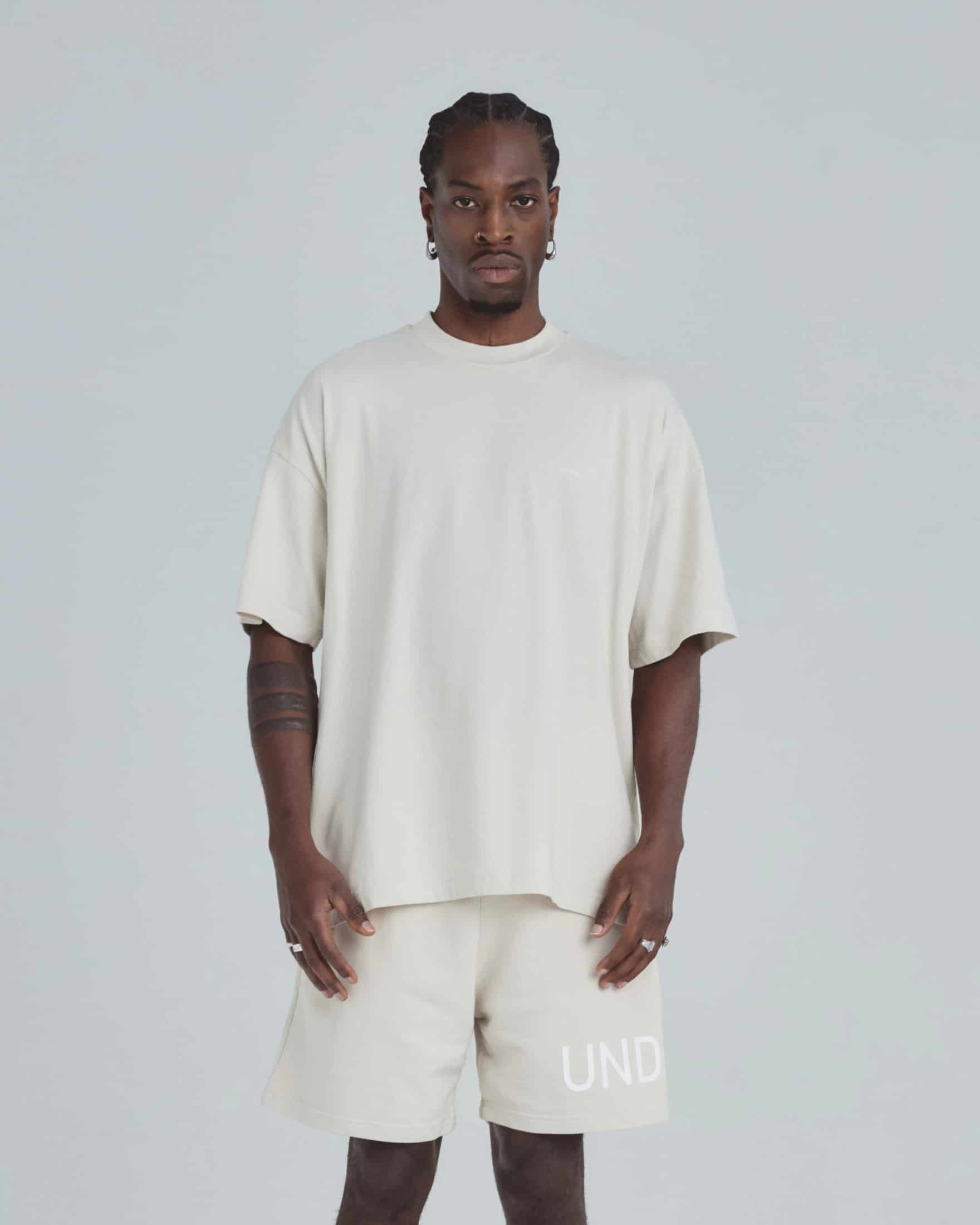 Line Basic Tshirt Cream - miniatura 2