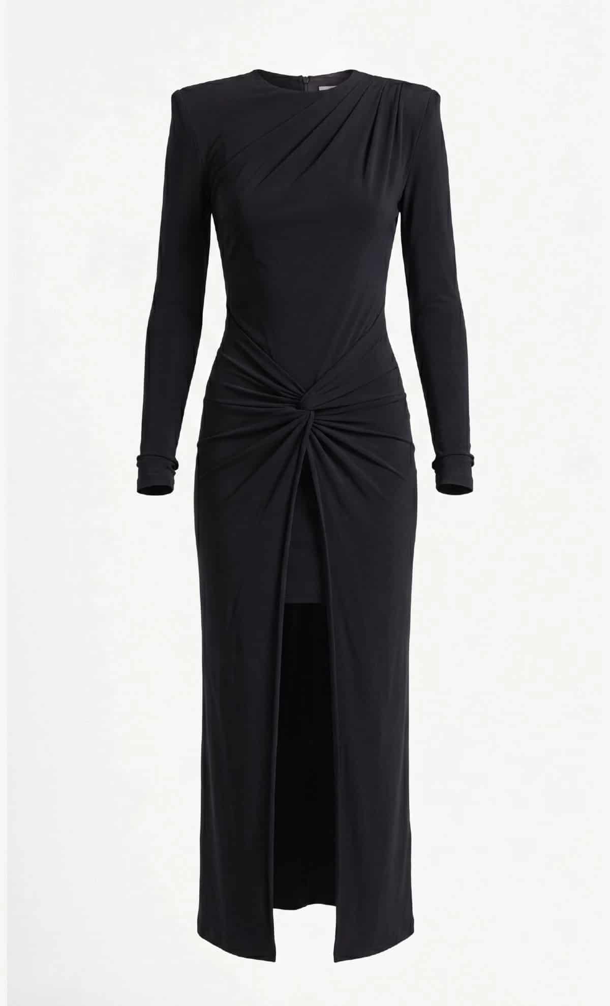Vestido largo Marcin Black - miniatura 3