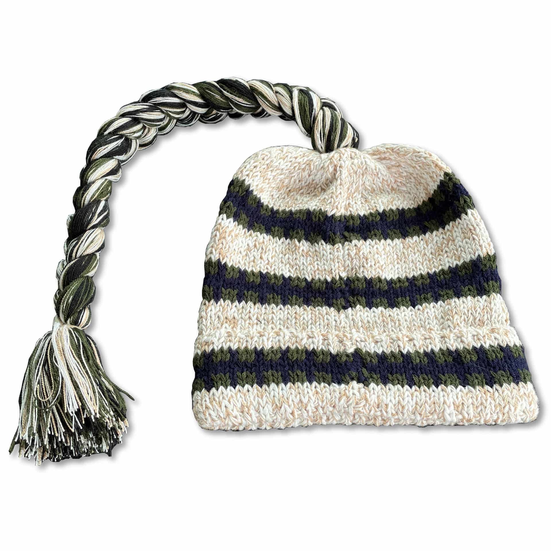 Gorro Trenzado Verde - miniatura 2