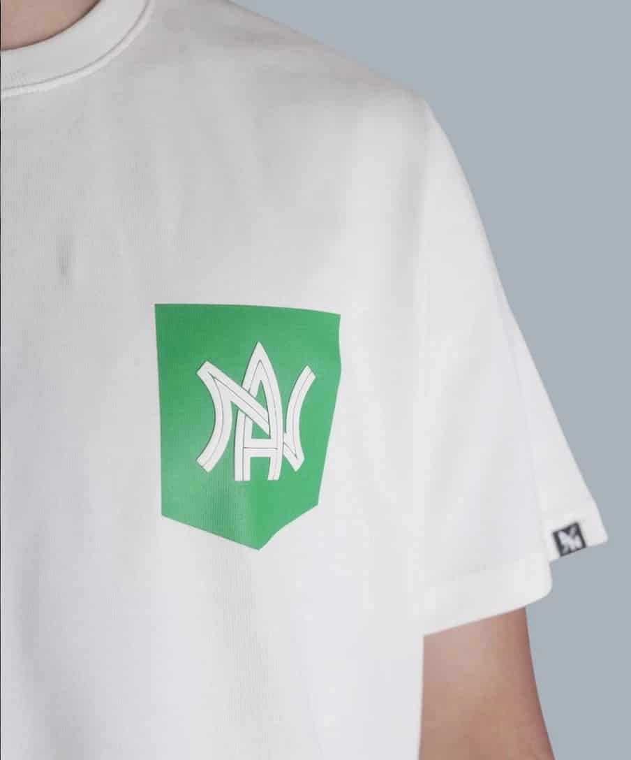 CAMISETA CREMA HOMBRE AN CURVO - miniatura 2