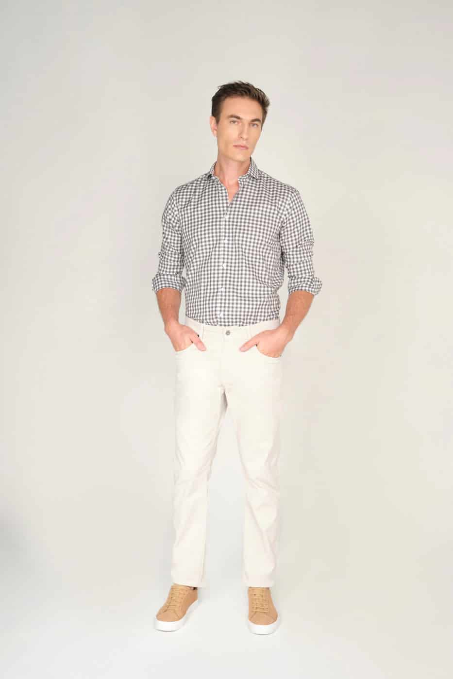 Camisa Classic Algodón Grey Cuadros - miniatura 2