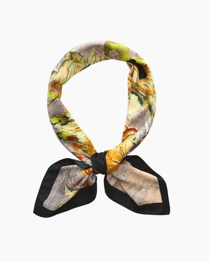 Old Money Impressionist Garden Scarf - miniatura 1