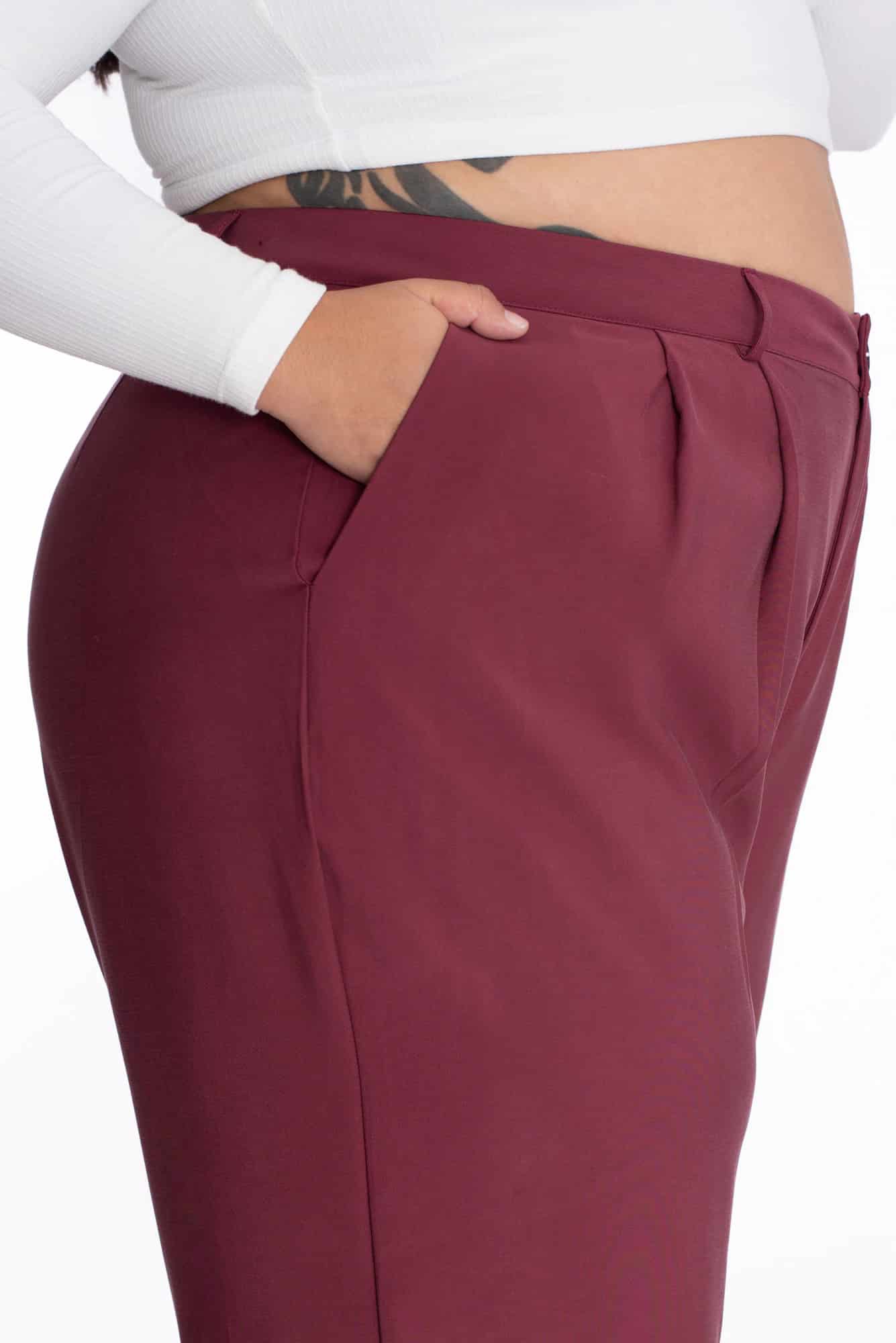Pantalón Larisa Vino Tinto - miniatura 11