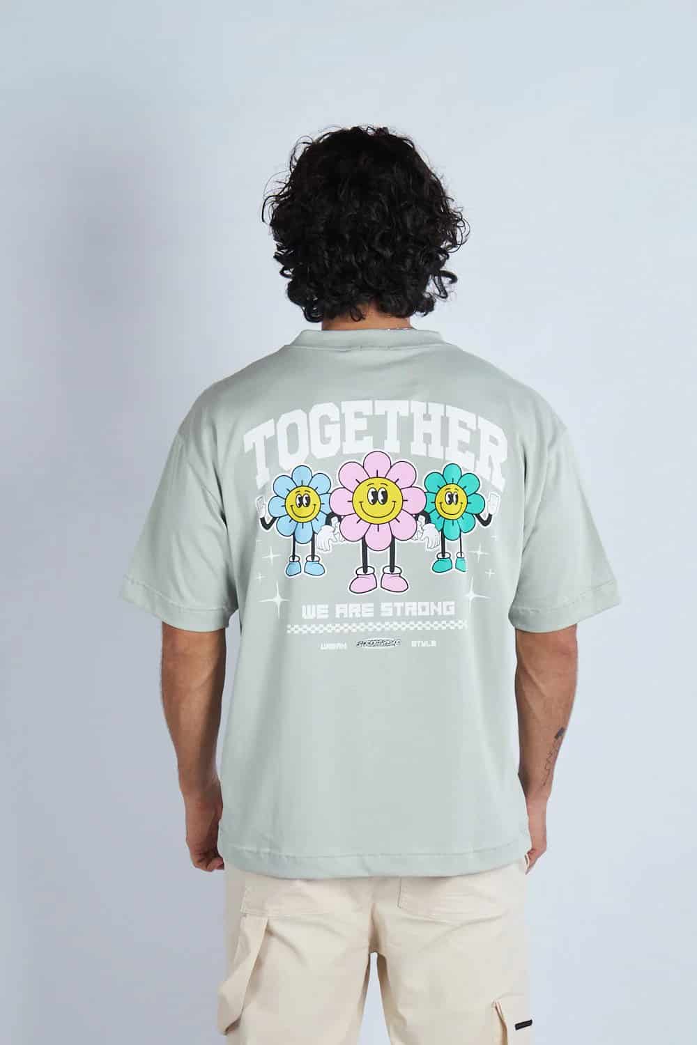 Camiseta oversize estampado Together Gris V | DROP 03 | - miniatura 9