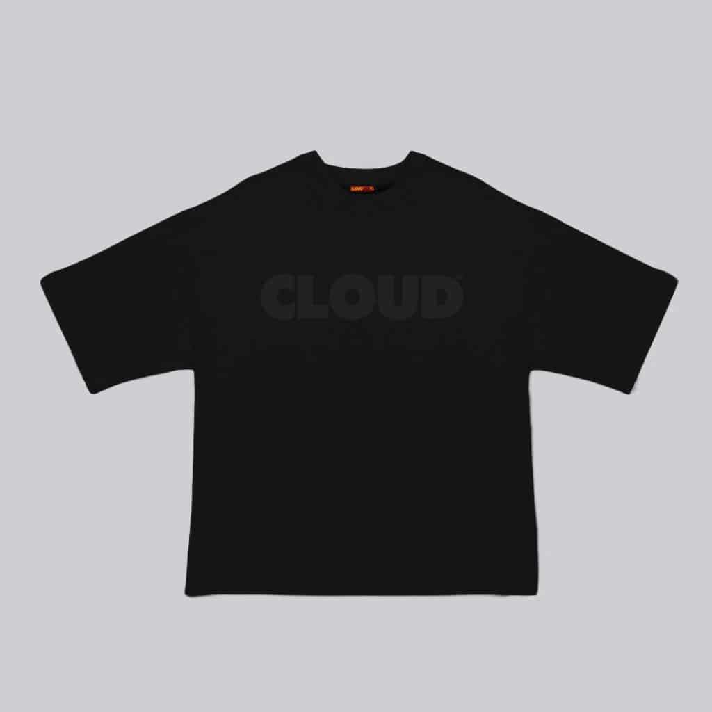 Camiseta BLOCK negro sobre negro - miniatura 1