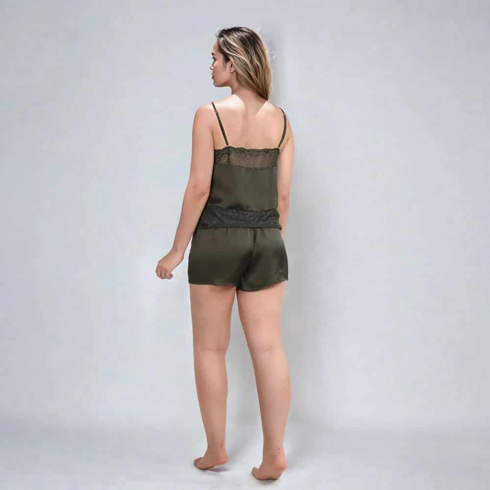 Short Corto Verde Militar - miniatura 2
