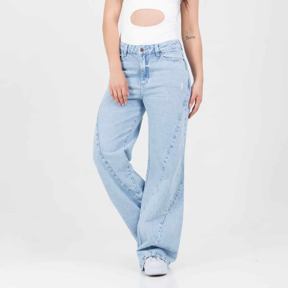 Jean Axspen Wide Leg Ax-3026 Rigido - miniatura 4