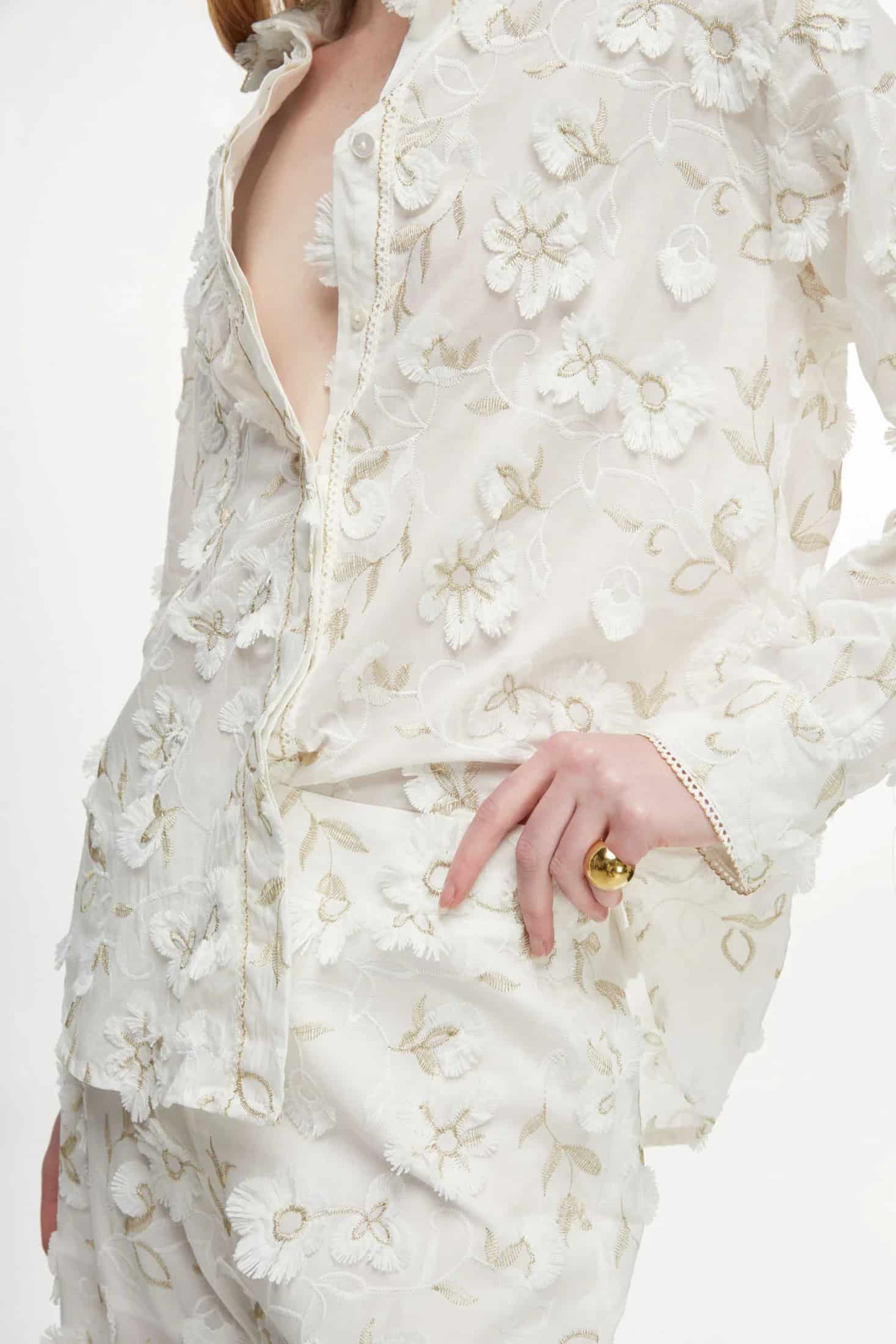 CELIA PANTS WHITE - miniatura 11