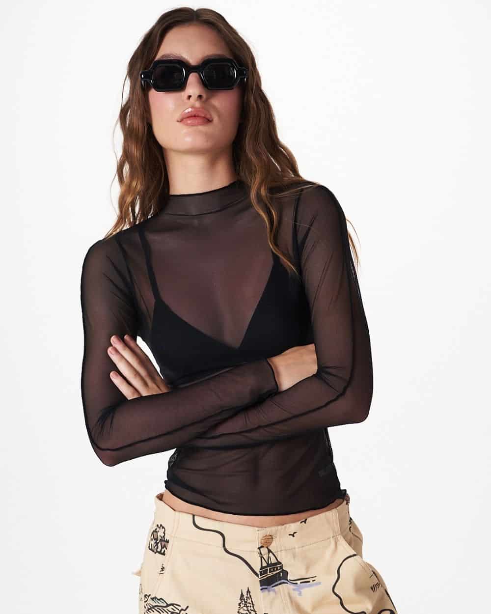 BLACK TRIM TOP - miniatura 6
