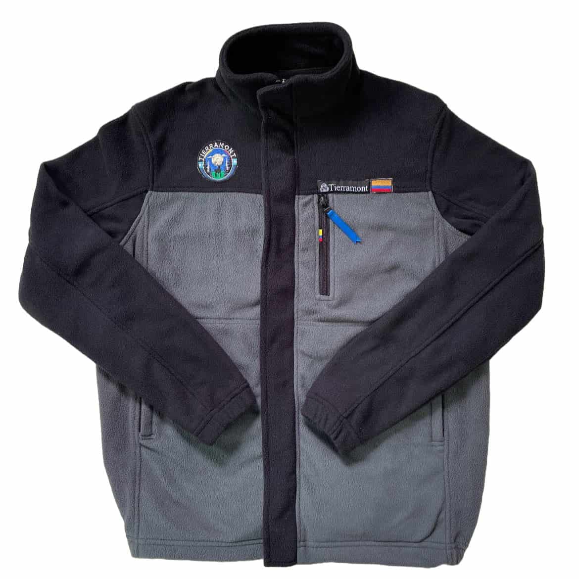 Buzo Térmico Bicolor Gris- Negro Dama - miniatura 2