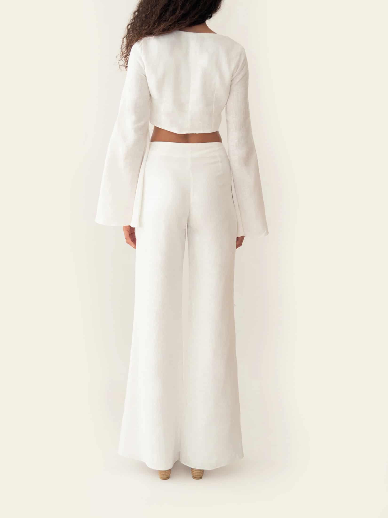 AMELIE PANT IVORY - miniatura 4