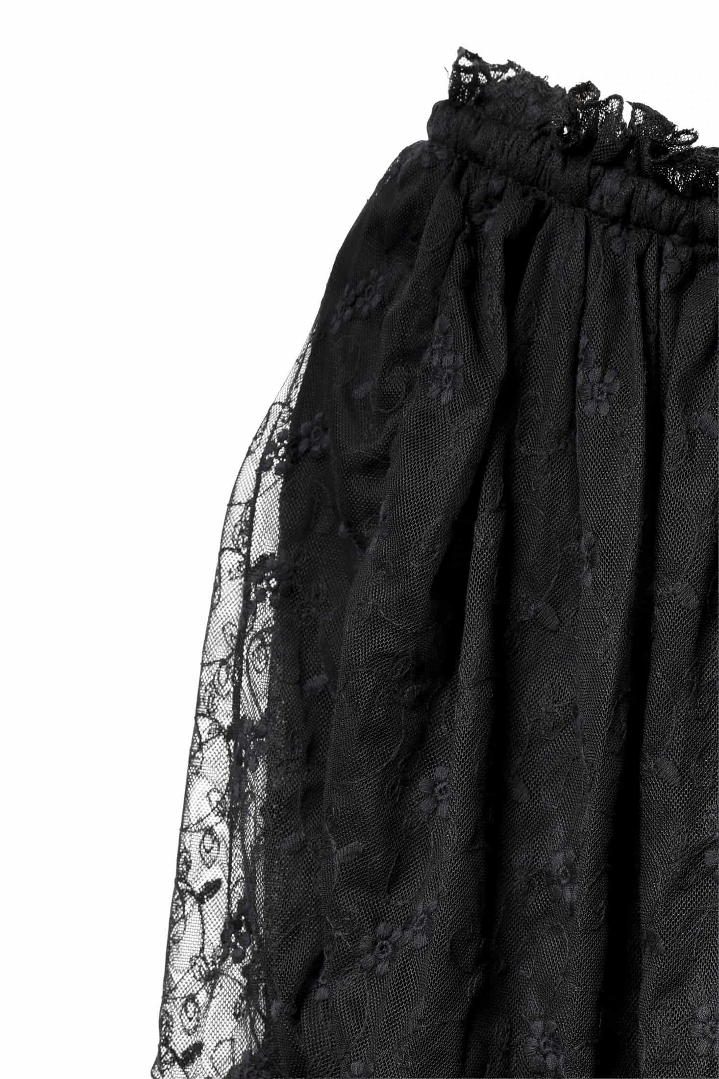 AMOR LACE SKIRT BLACK - miniatura 4