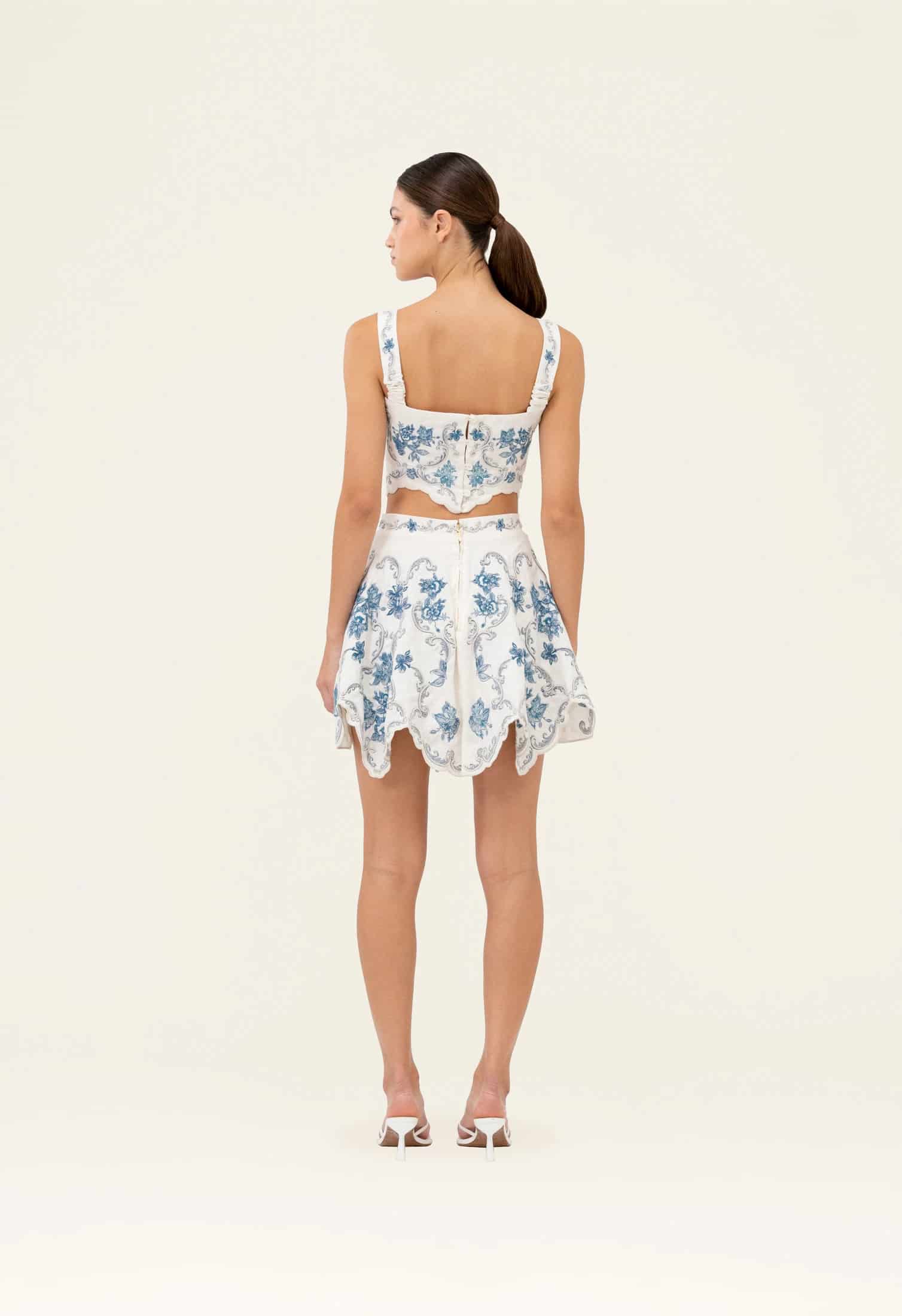 Retrato Gloriosa Mini Skirt - miniatura 3