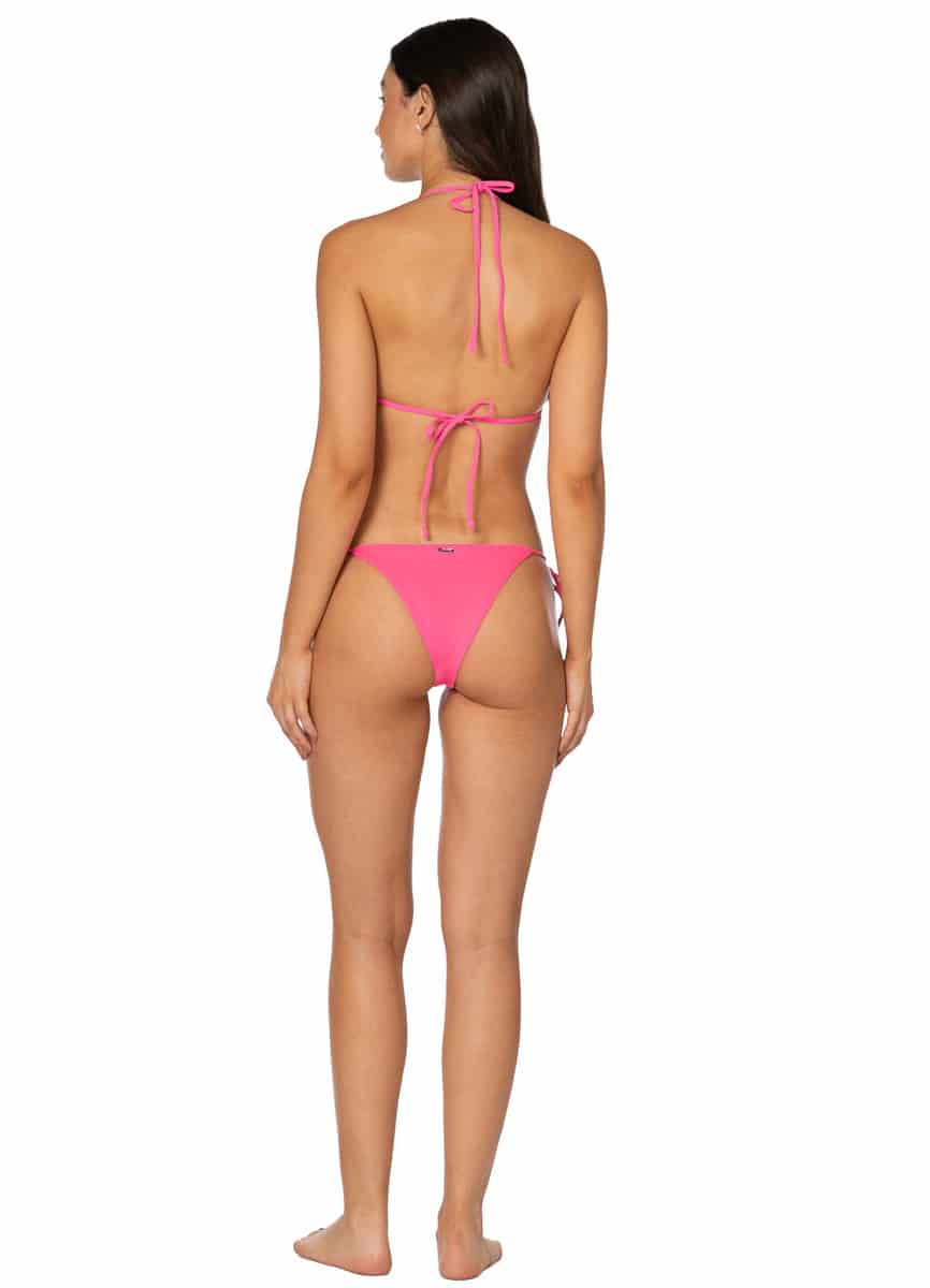 Maaji Radiant Pink Balmy Sliding Triangle Bikini Top - miniatura 7