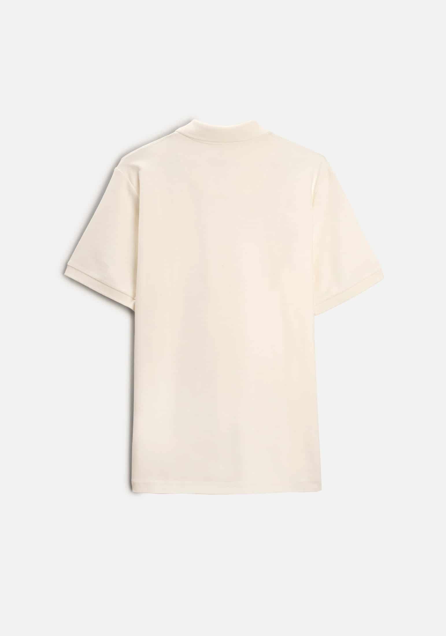 Camiseta Polo H Unicolor L-Fuc Marfil. - miniatura 4
