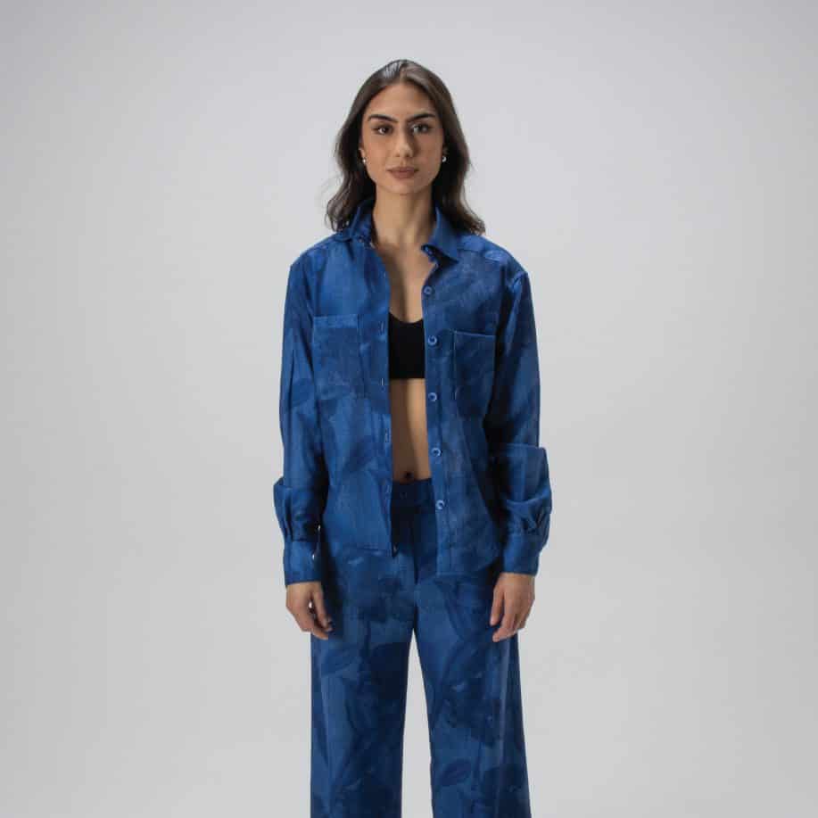Camisa – Aitana – Denim Blue - miniatura 1