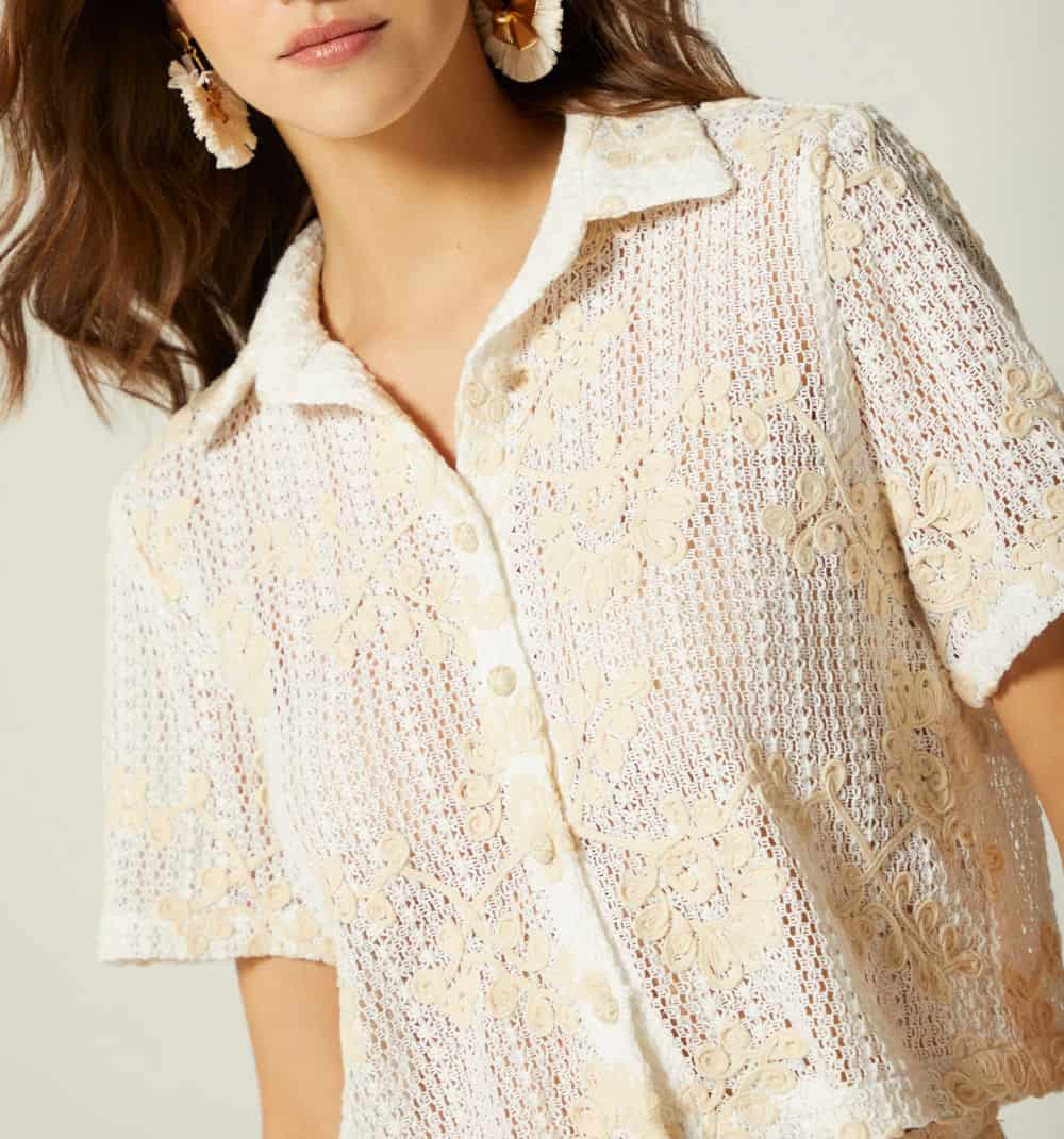 Blusa manga corta boxy - miniatura 1