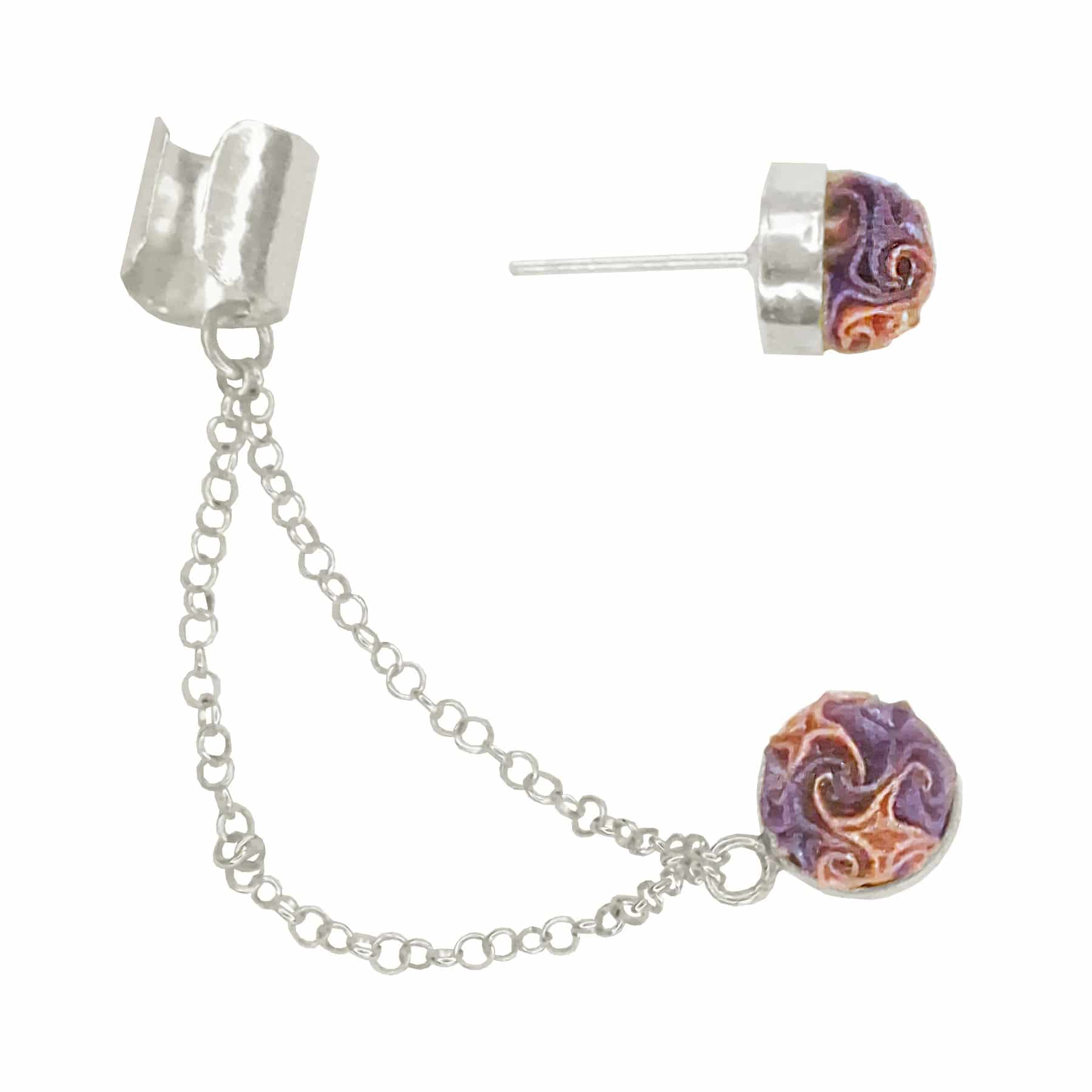 Earcuff curler cadena - miniatura 1