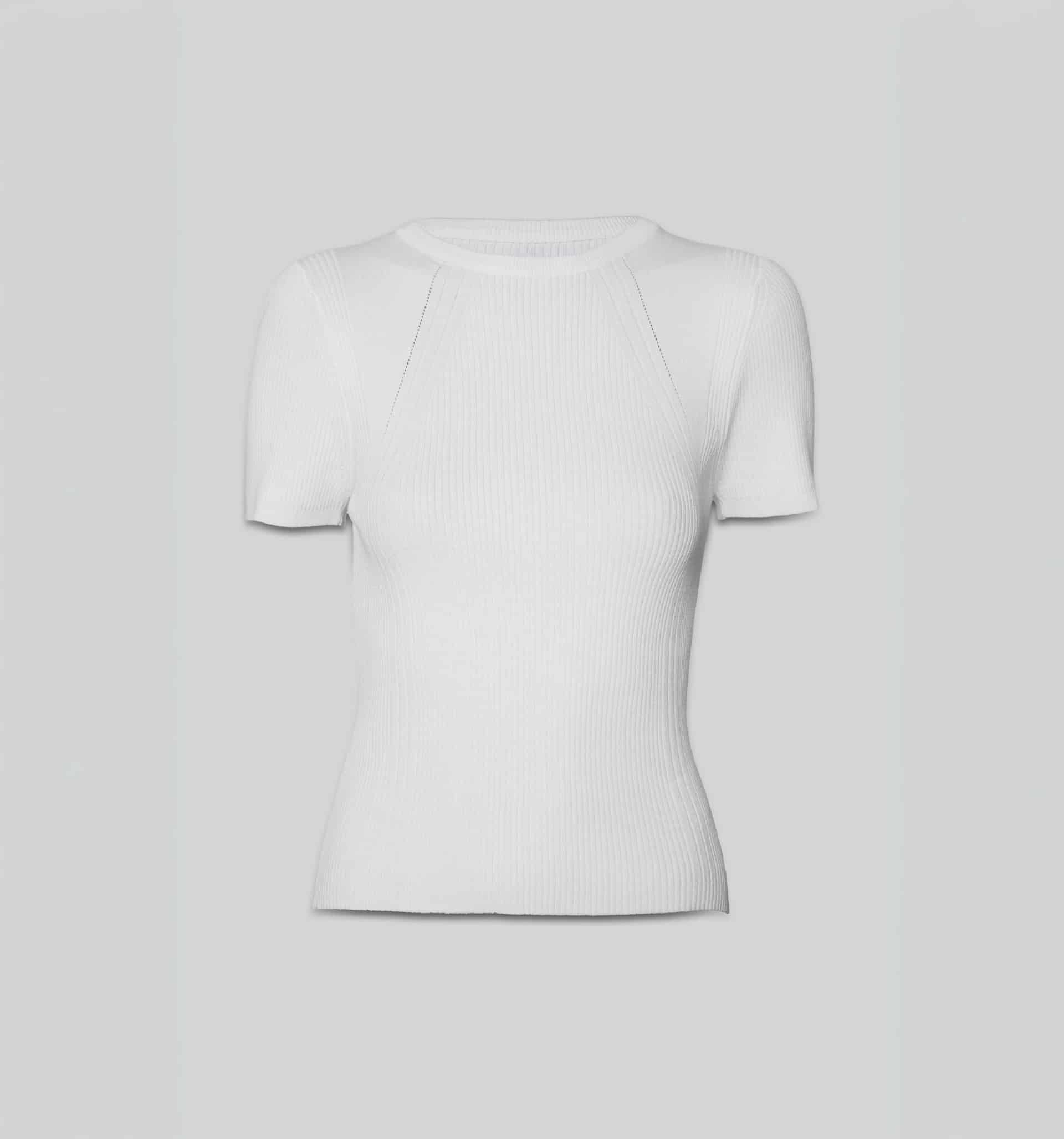 Blusa manga corta tejida - miniatura 10