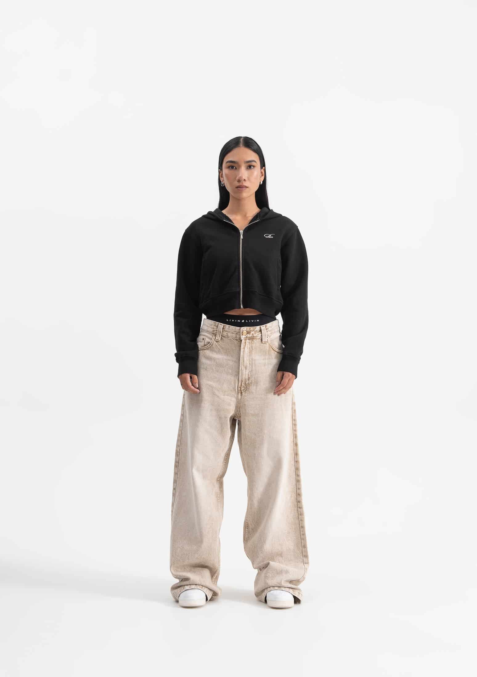 knockout woman black hoodie - miniatura 4
