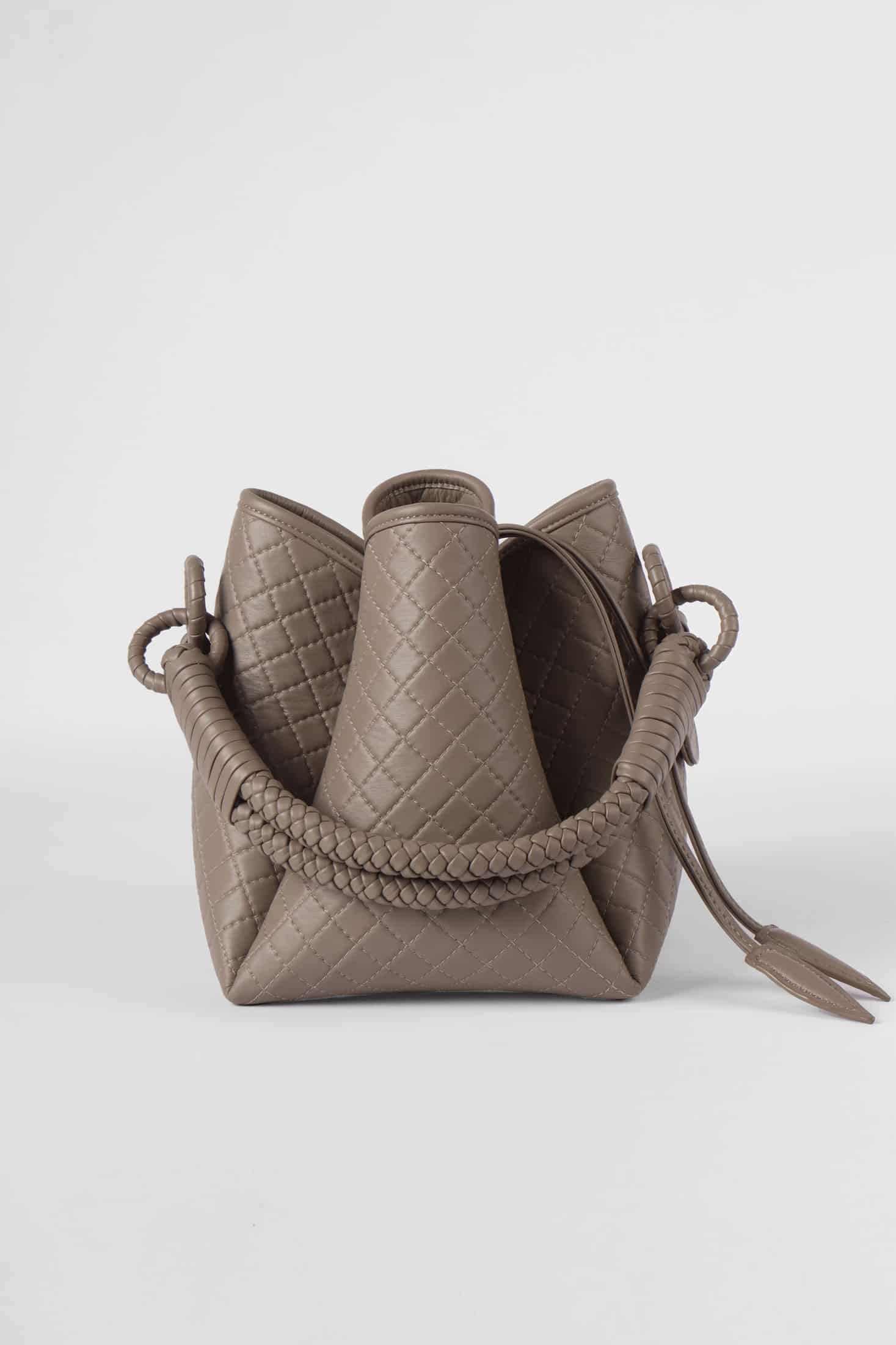Tulip Bucket Bag, Taupe - miniatura 1