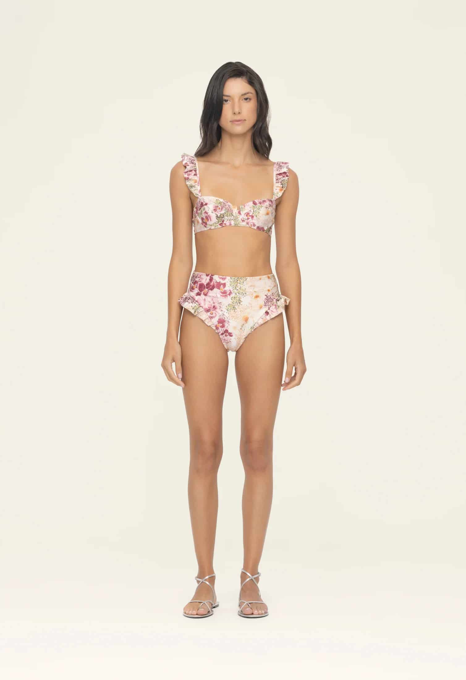 Kiwi Florecer Bikini Top - miniatura 9