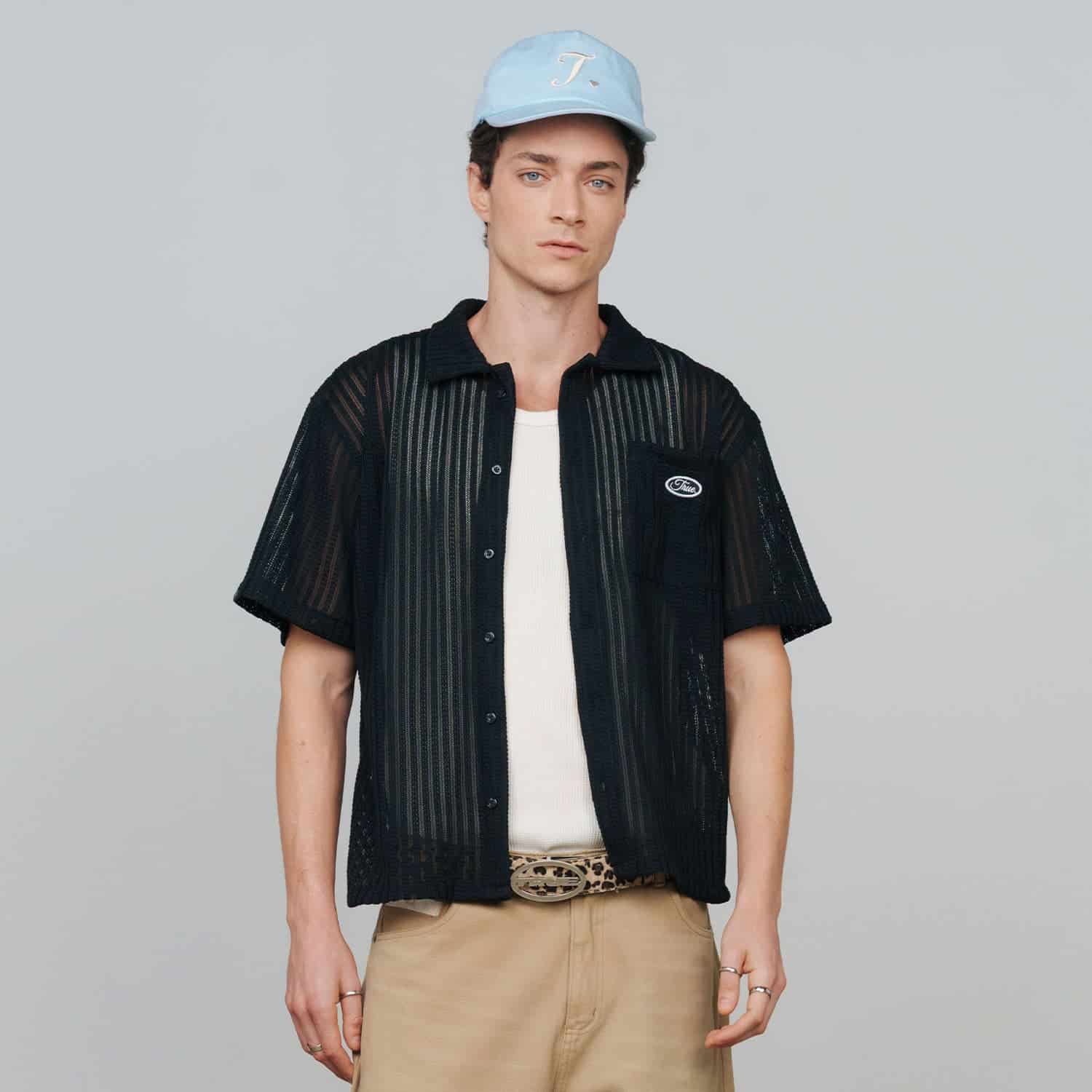Fresh Button-Up Shirt - Black - miniatura 2