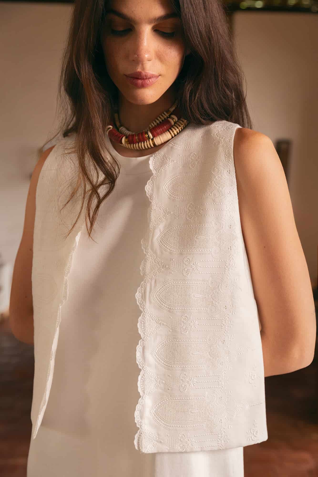 Chaleco Ciane Ivory - miniatura 2