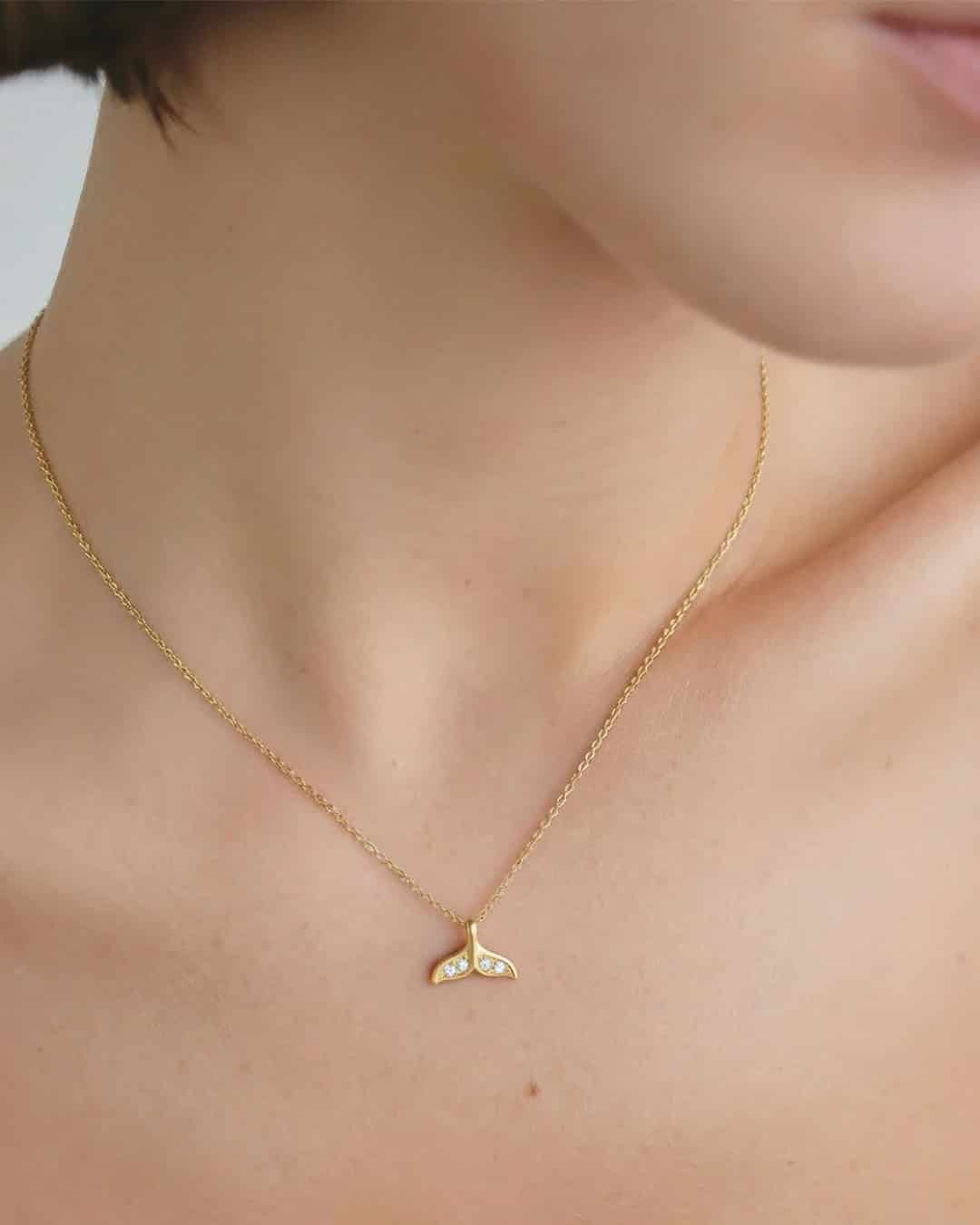 Collar Cola de Ballena Cristales - miniatura 2