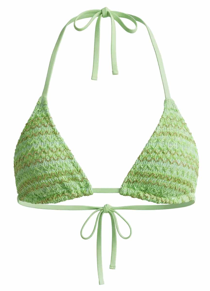 Maaji Green Symphony Balmy Sliding Triangle Bikini Top - miniatura 6