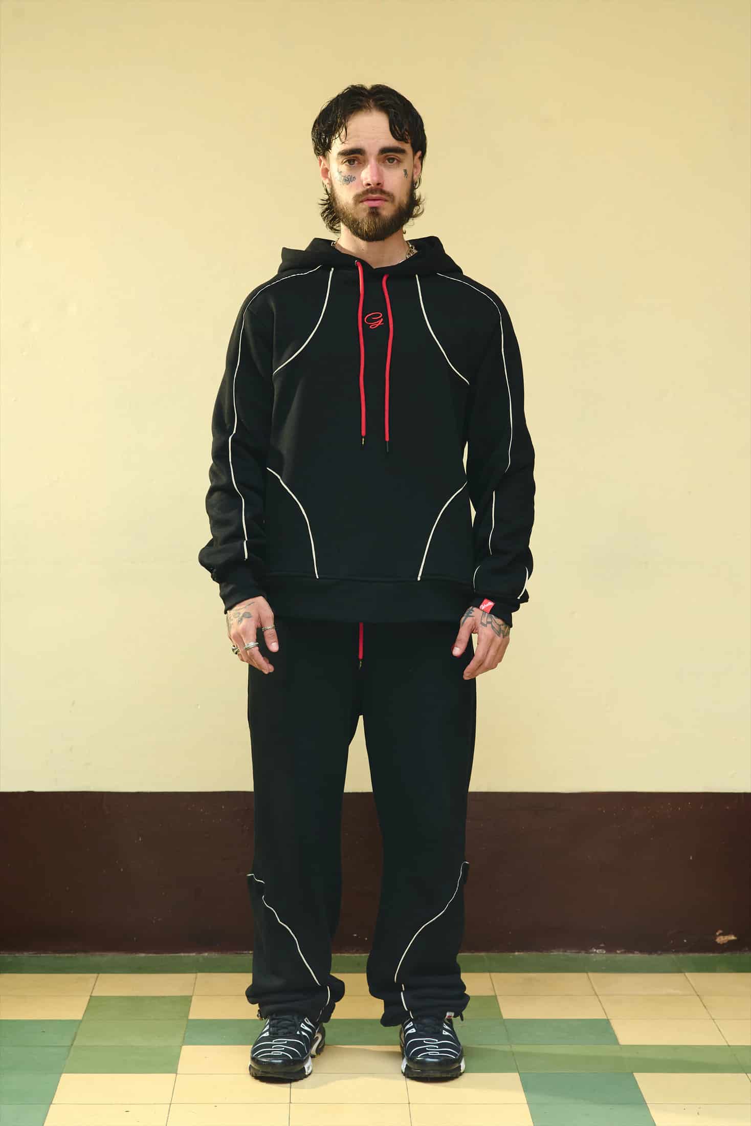 Sudadera Negro Reflectivo - miniatura 2