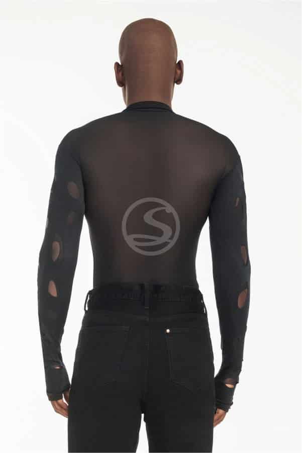 Mesh Holes Negro Santísimas Men Ref. S-632 - miniatura 2