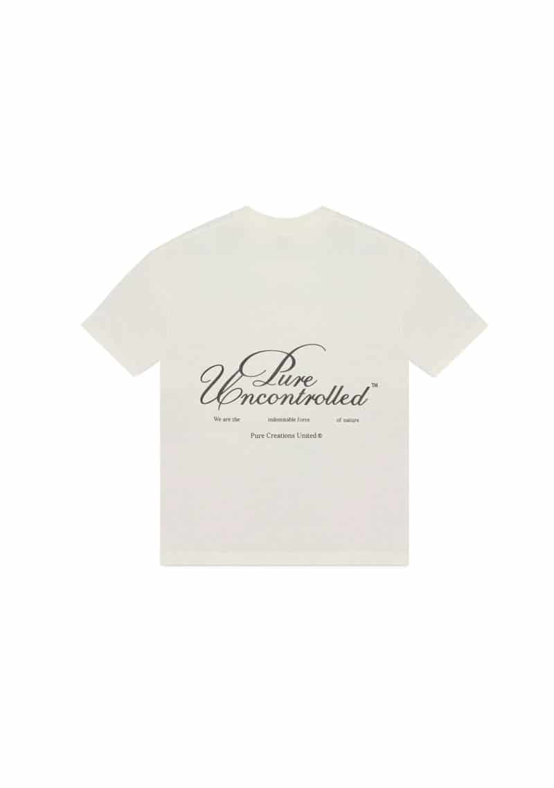 Uncontrolled cream t-shirt - miniatura 1
