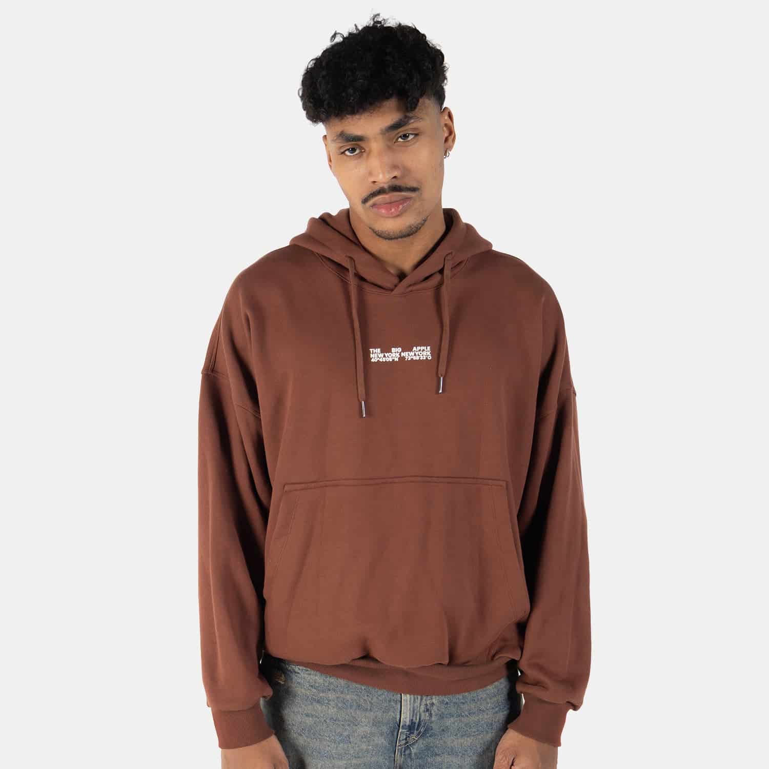 The Big Apple Hoodie Mocca - miniatura 1