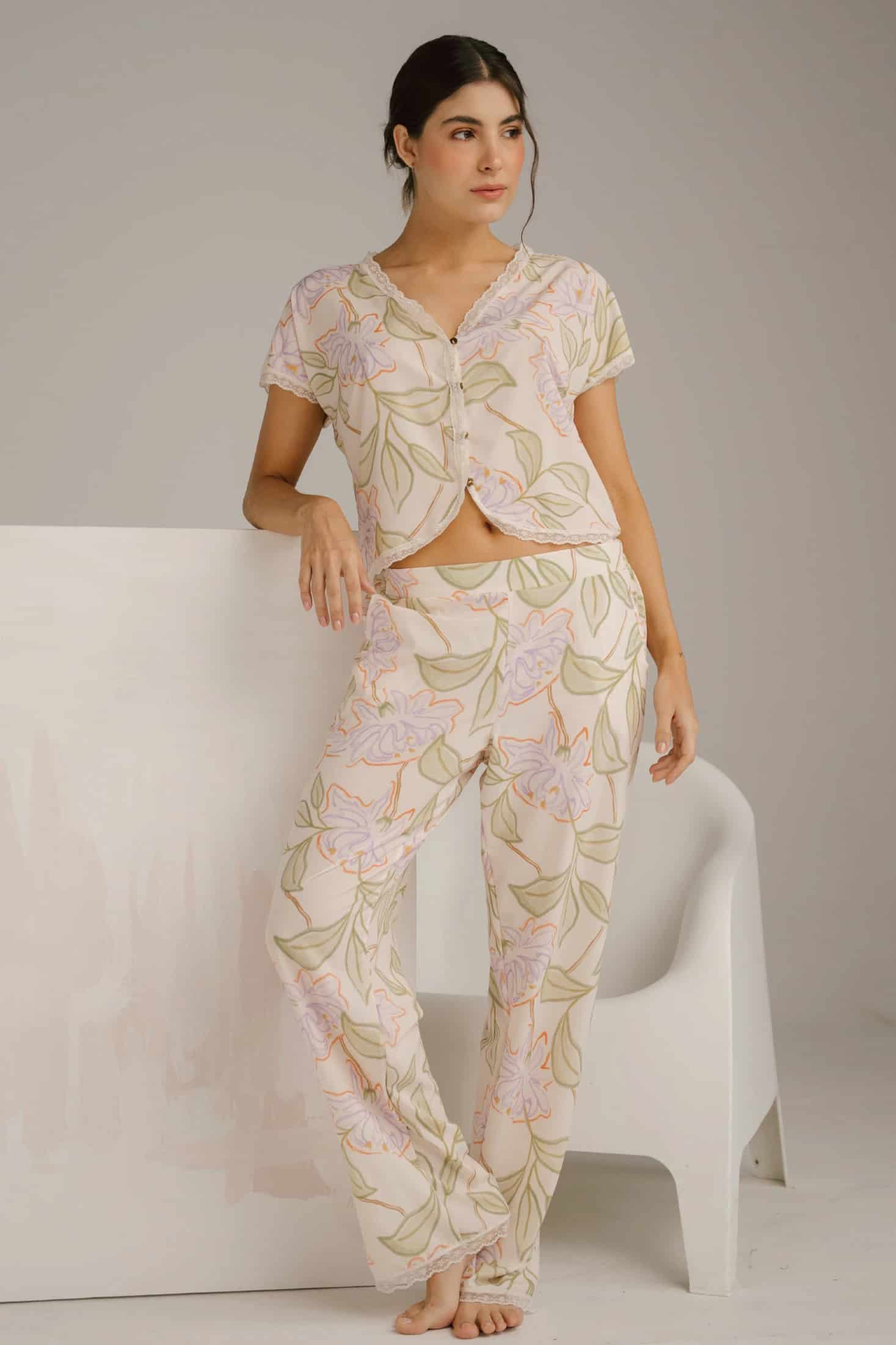 PIJAMA PANTALON ELLIPSE ESTAMPADO - miniatura 3