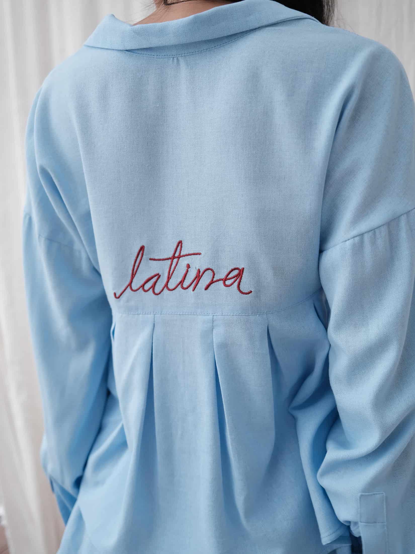 Camisera Celia Celeste - miniatura 5