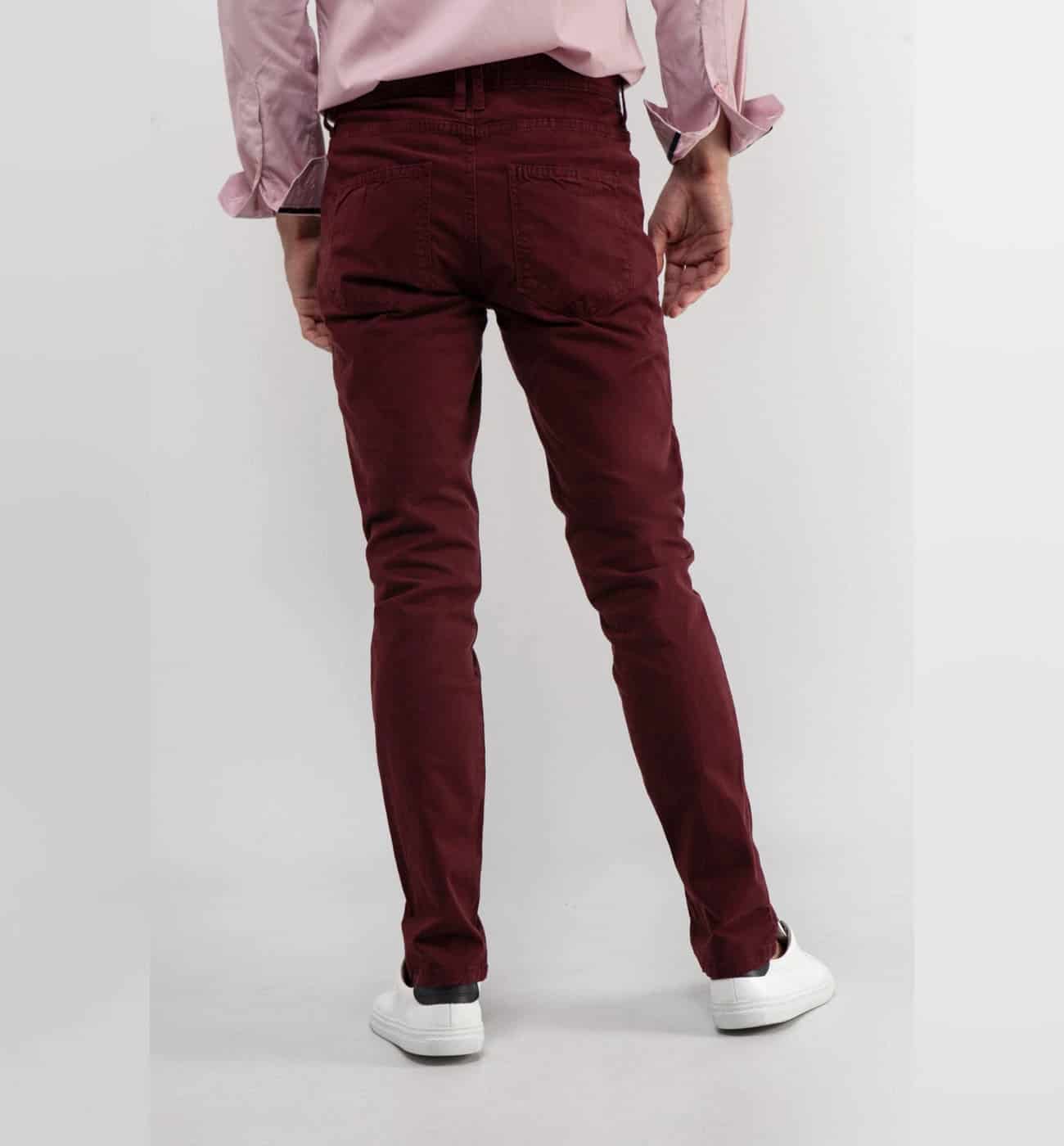 Pantalon Slim Vino - miniatura 2