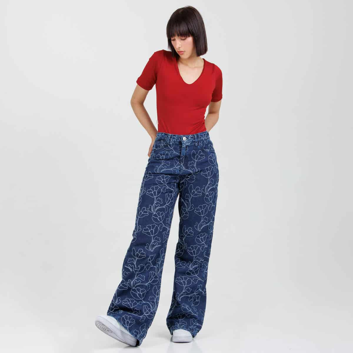 Jean Axspen Wide Leg  Ax-3068 - miniatura 5