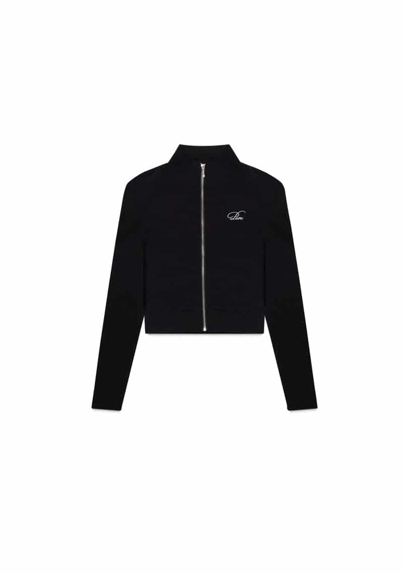 Knockout Woman Black Zip Jacket - miniatura 1