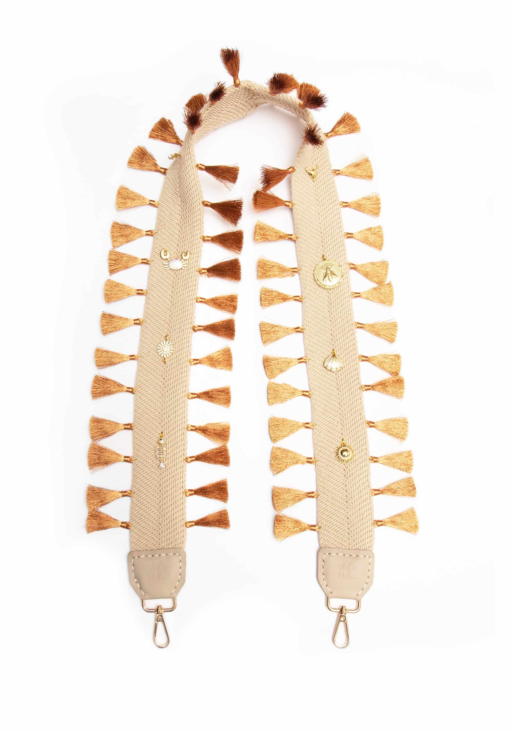 Strap Mediano Beige-Cafe - miniatura 1