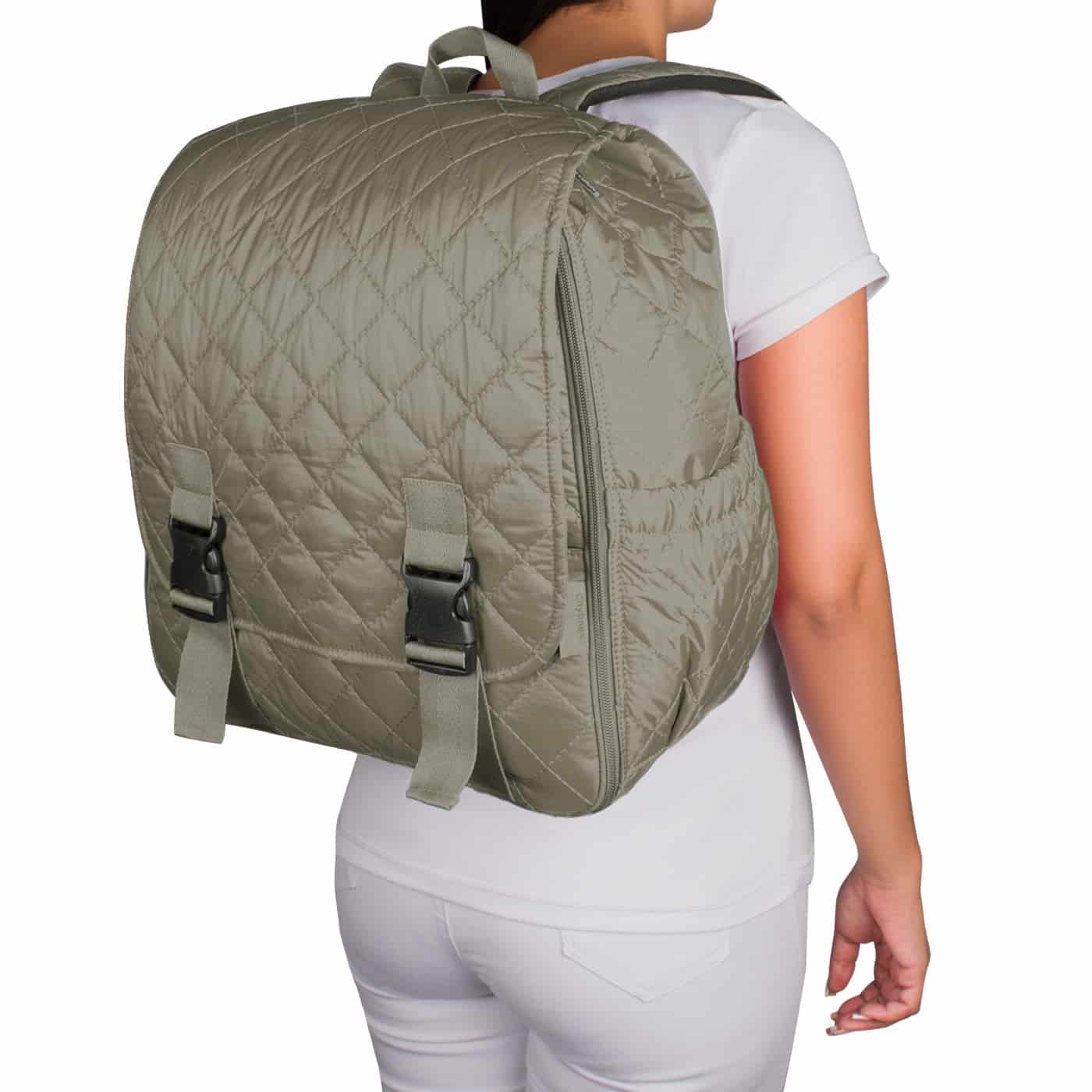 Morral Cabina Tapa Puffer Beige - miniatura 6