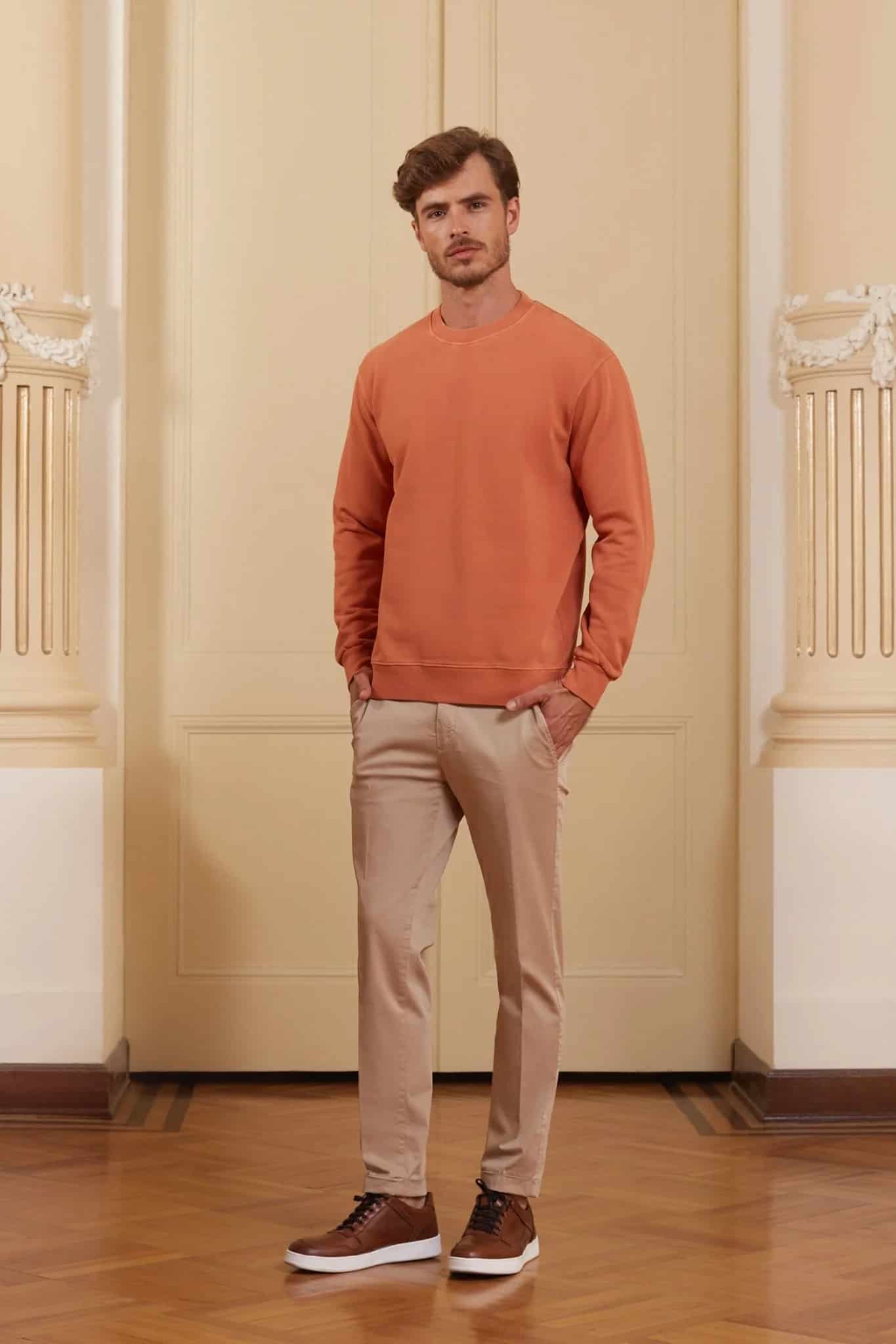 Men's milenario sweatshirt terracotta - miniatura 6