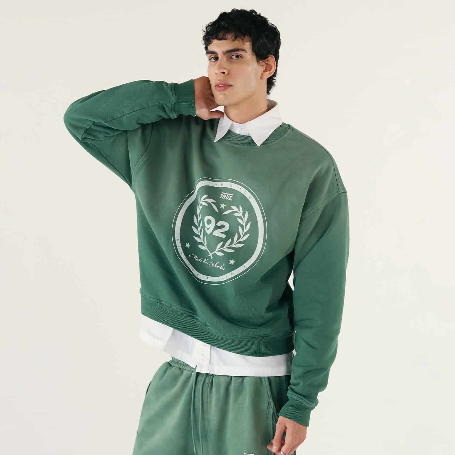 One Pulse Crewneck - Gradient Green - miniatura 7