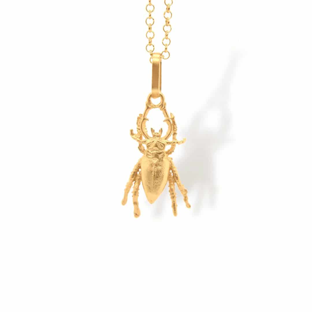 Cadena con escarabajo pequeño - miniatura 2