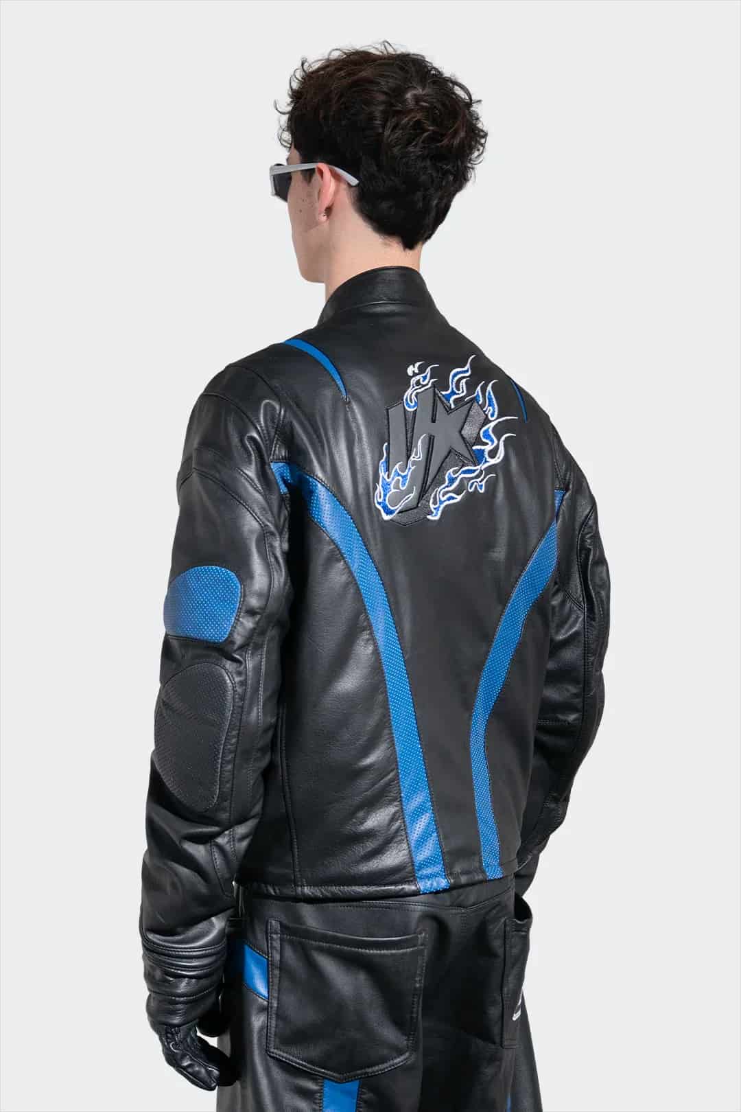 VENENO CHAQUETA CUERO BIKER GO FASTER - miniatura 2