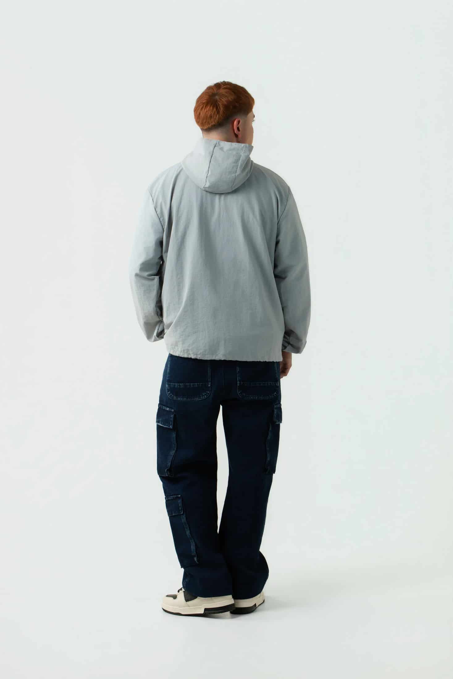 CHAQUETA ROMPEVIENTOS COLOR GRIS CLR - miniatura 5