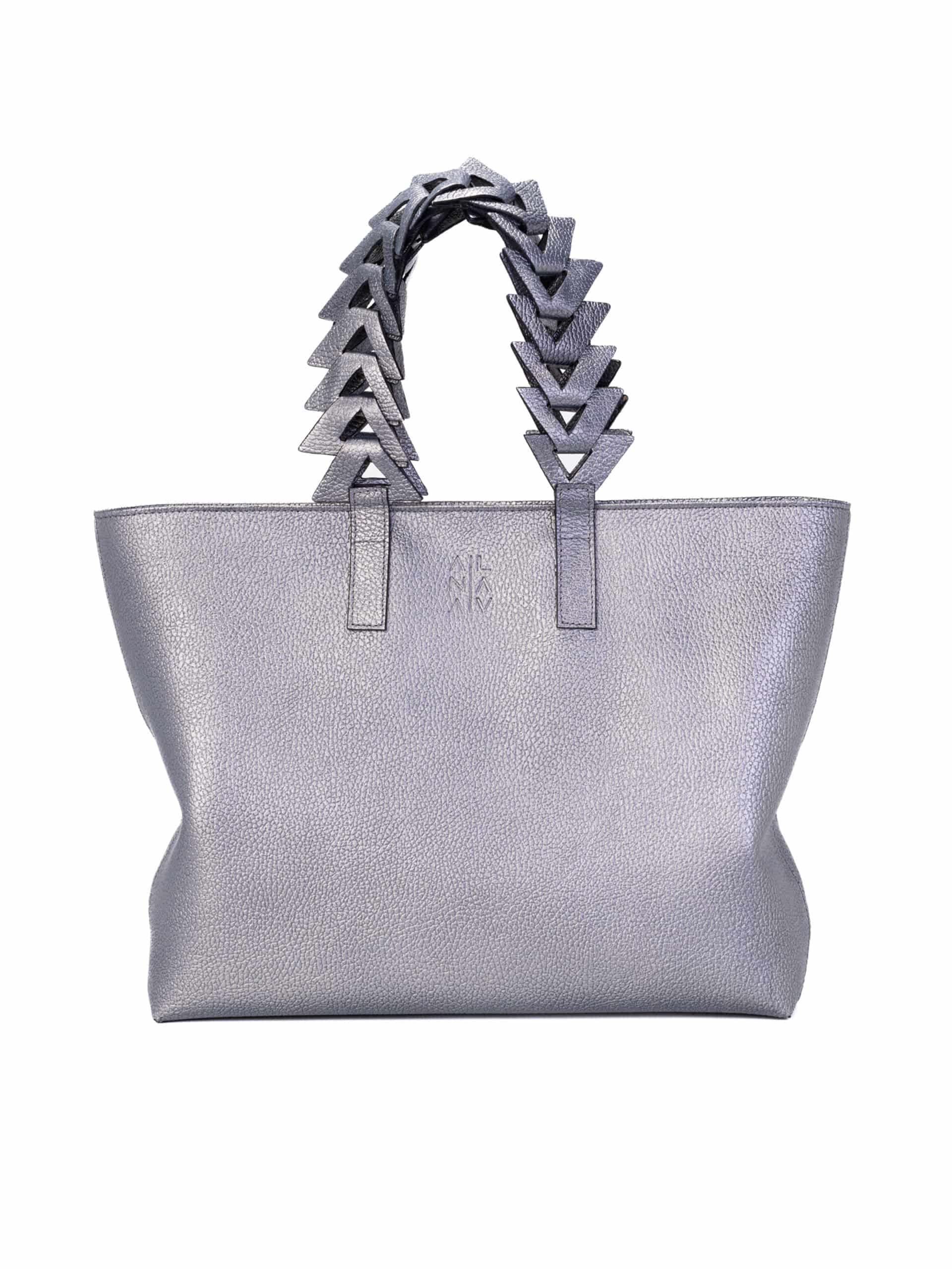 Caro  Laptop Tote Plateado 14" - miniatura 1